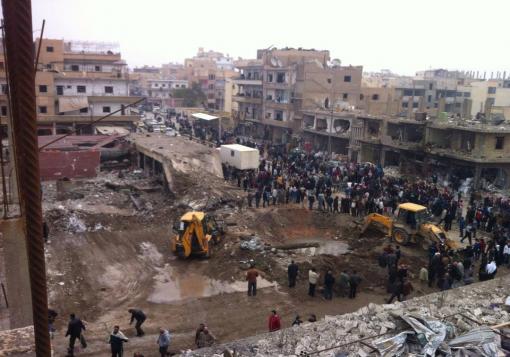 سكود الليلة الماضية على الرقة وبراميل الأسد العمياء على حلب وريفها دليل إفلاس مليشياته