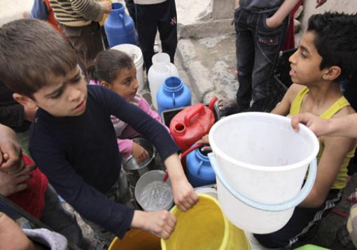 بين النظام و التنظيم وضعف امكانية الهيئات المدنية … حلب دون ماء