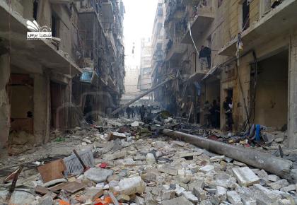 براميل متفجرة على أحياء حلب والأشرفية تشهد إشتباكات