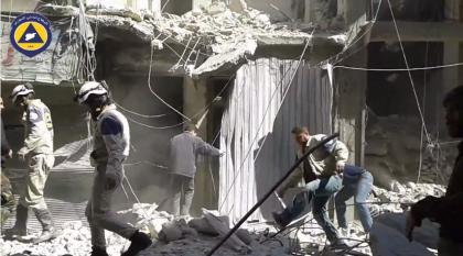 طيران الأسد يواصل حملته التدميرية في حلب لليوم الخامس