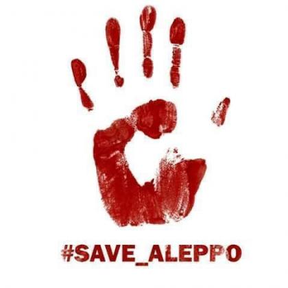ناشطون يطلقون حملة أنقذوا حلب تضامناً مع المدينة التي تتعرض للإبادة
