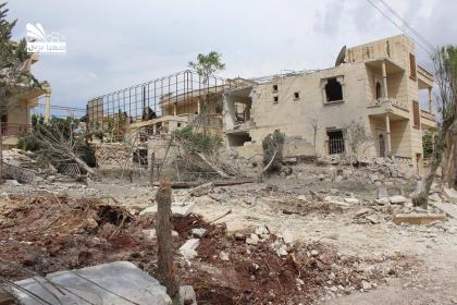 للمرة الثانية طيران الأسد يقتل المدنيين في جمعية الكهرباء غرب حلب