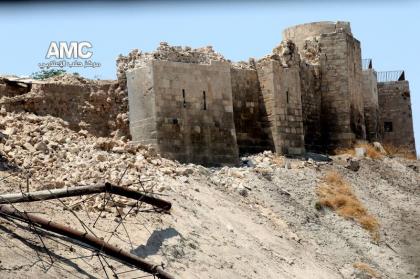قوات الأسد تفجر نفقاً بالقرب من أسوار قلعة حلب