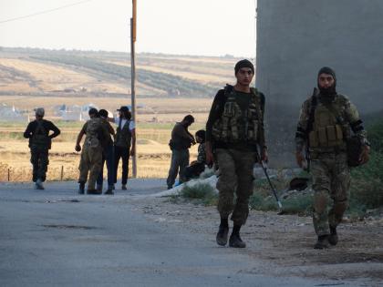 معارك الثوار مستمرة ضد داعش في تلالين بريف حلب الشمالي