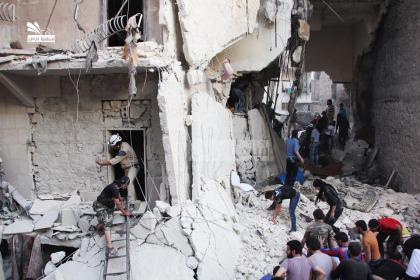 روسيا تعلن ان سوريا اوقفت القصف بالبراميل المتفجرة