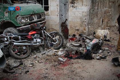 مجازر جديدة بريف إدلب تحصد أكثر من 40 مدني