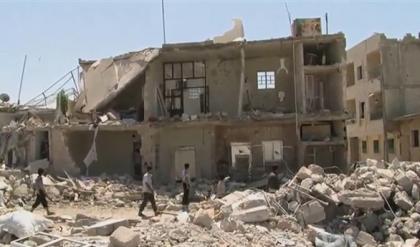 الطيران الروسي يقتل 25 مدنيا على الأقل بريف حمص الشرقي