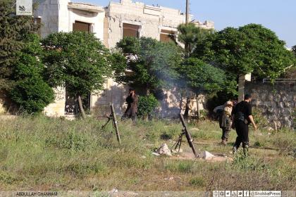 الثوار يتصدون لقوات الأسد في حي جمعية الزهراء بحلب
