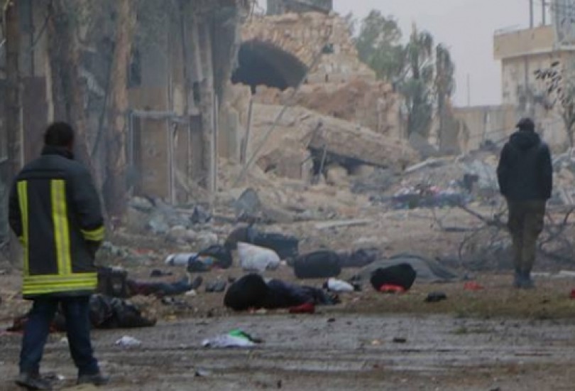 قوات الأسد ترتكب مجزرة مروعة في مدينة حلب