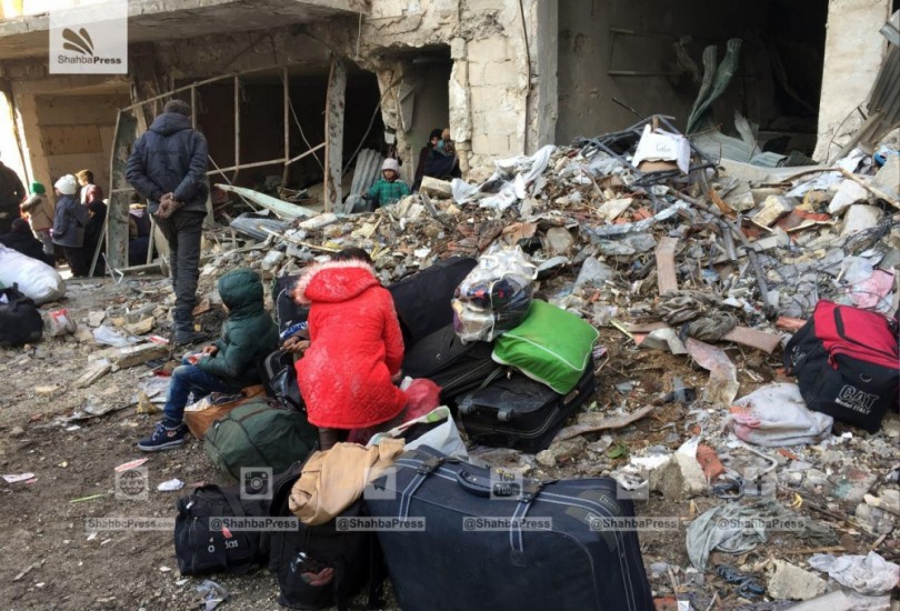 من بين المهجرين أكثر من 50 يتيم كانوا عالقين في حصار حلب