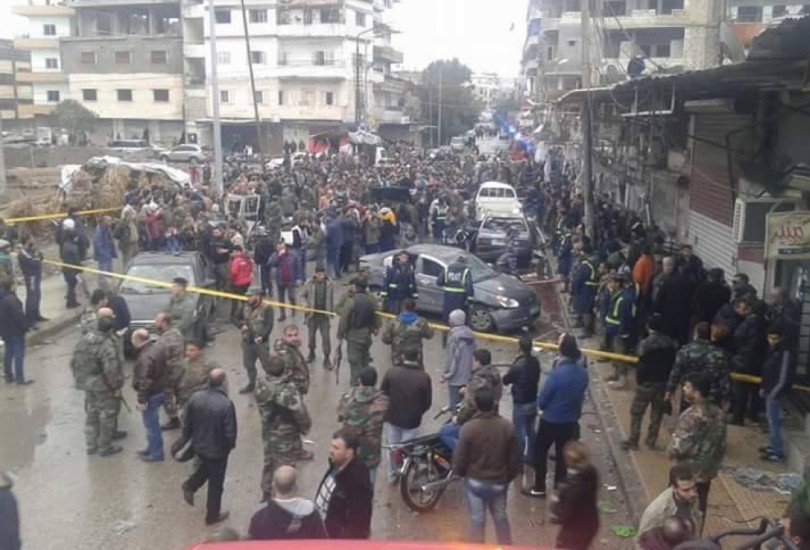 أكثر من 25 قتيلاً في جبلة بتفجير سيارة مفخخة