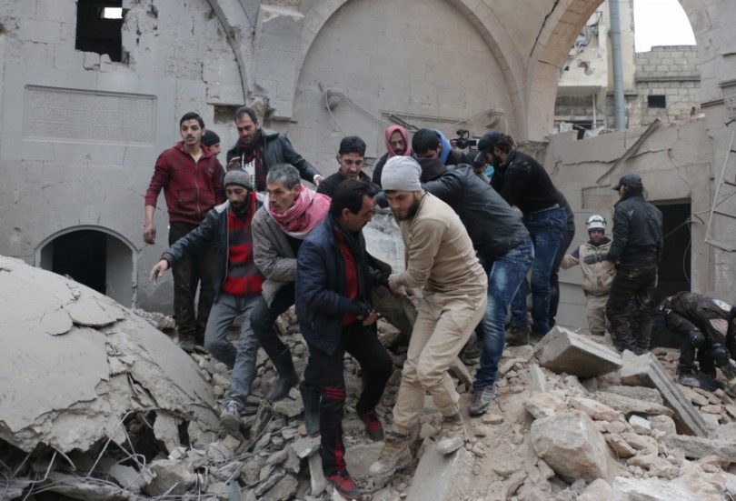 طيران الأسد يرتكب مجزرة بمعرة مصرين بريف ادلب