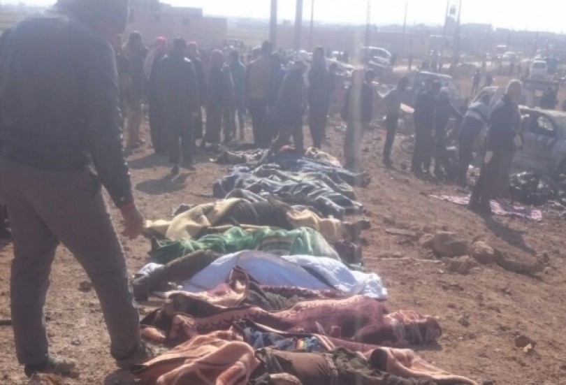 سقوط 200 شخص بين شهيد وجريح بمفخخة داعشية قرب الباب
