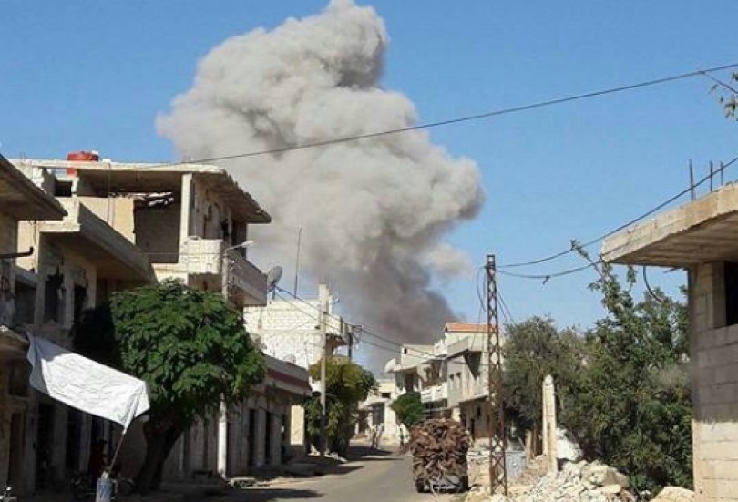 طائرات الاحتلال الروسي تواصل قصفها لريف حماة