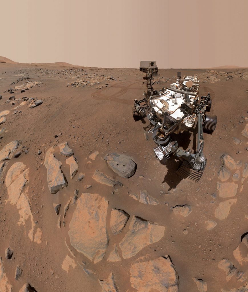 ناسا تنشر صور سيلفي جديدة للمسبار بيرسيفير من كوكب المريخ