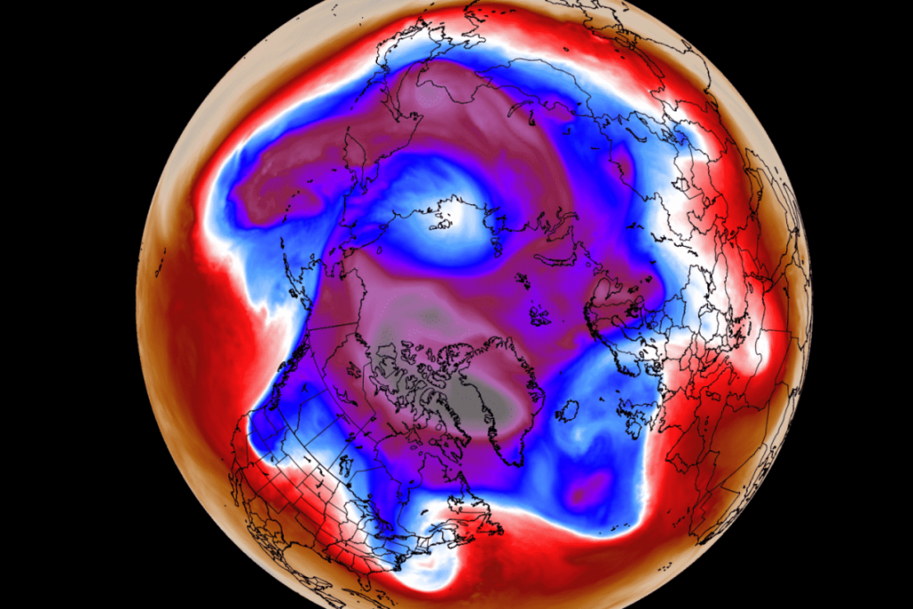 استيقاظ القبة القطبية “الستراتوسفيرية” الشمالية مبكراً ينذر بشتاء بارد
