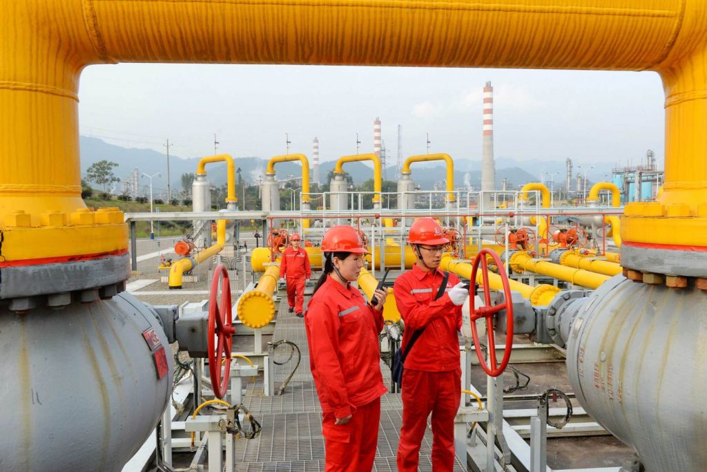 الصين ترفع إنتاجها من الغاز الطبيعي أكثر من 7% بنهاية الشهر الماضي