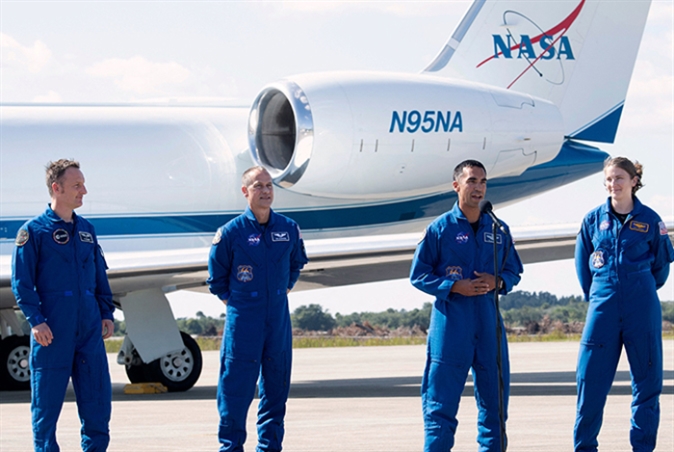 «ناسا» ترسل أربعة روّاد فضاء إلى محطة الفضاء الدولية