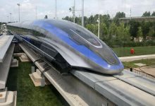 صورة “عربات بأجنحة”.. علماء صينيون يقدمون حلا لزيادة سرعة القطارات