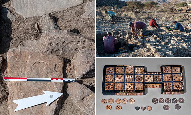 عمرها 4000 عام.. علماء آثار يكتشفون لعبة ألواح حجرية قديمة في عُمان