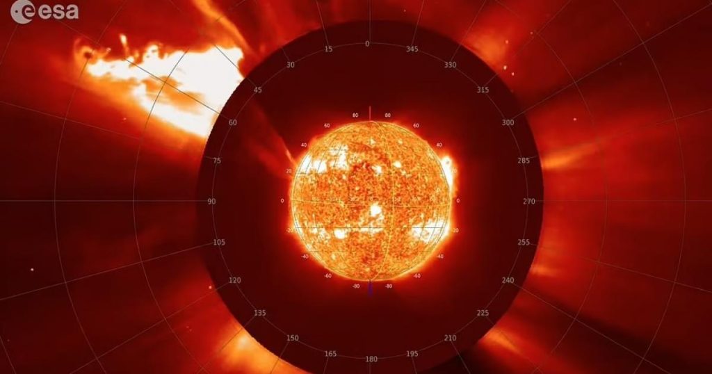 وكالة الفضاء الأوروبية تلتقط بروزًا شمسيًا هائلًا بصورة واحدة