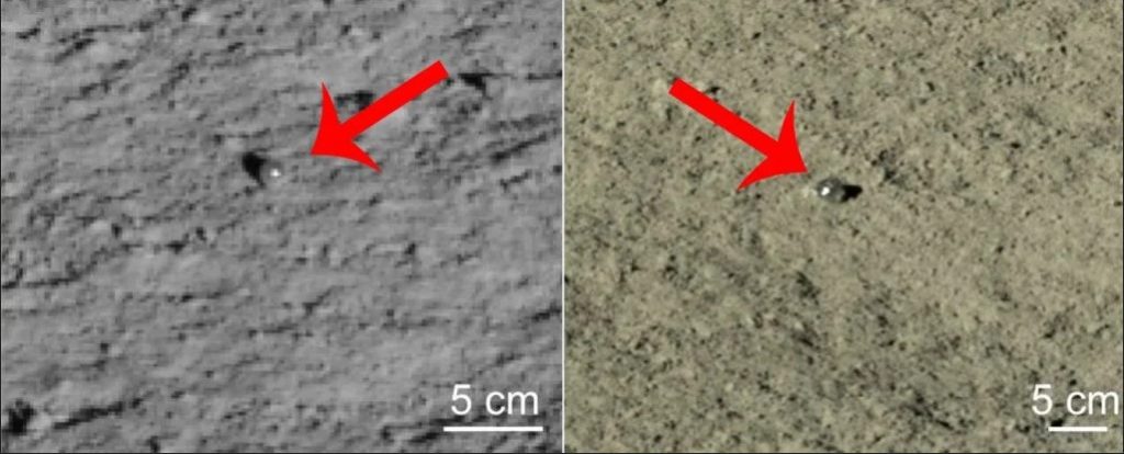 المركبة الجوالة الصينية تعثر على كرات زجاجية غامضة على الجانب البعيد من القمر