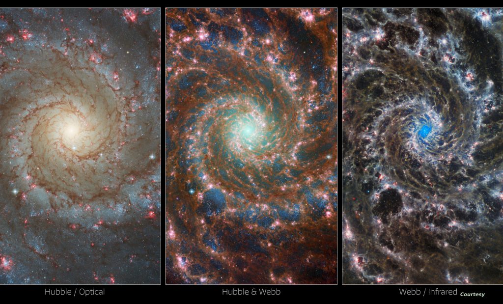 صور مذهلة من “جيمس ويب”.. “أذرع حلزونية” تبعد 32 مليون سنة ضوئية