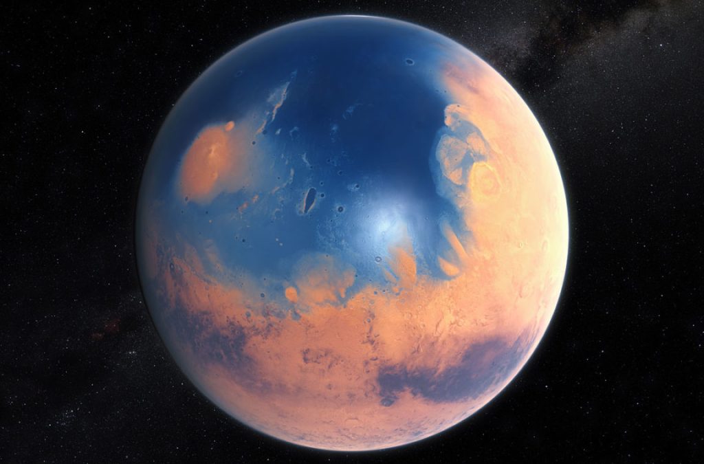 دراسة.. المريخ قد يخفي محيطات تحت قشرته