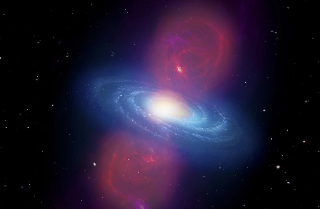 علماء الفلك يحلون  لغز “الفقاعات الغامضة” حول مركز مجرة درب التبانة