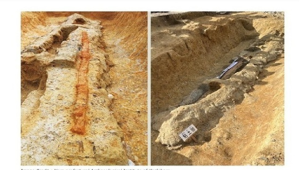 اليابان.. علماء الآثار يعثرون على سيف طوله أكثر من 2 متر