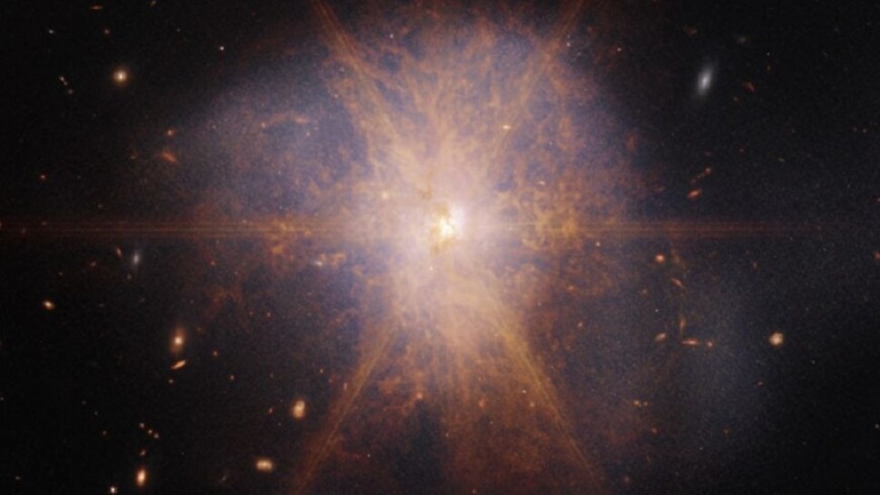 تلسكوب جيمس ويب يرصد اندماج مجرتين